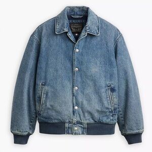 Levi’s Blue Denim Bomber Jacket
